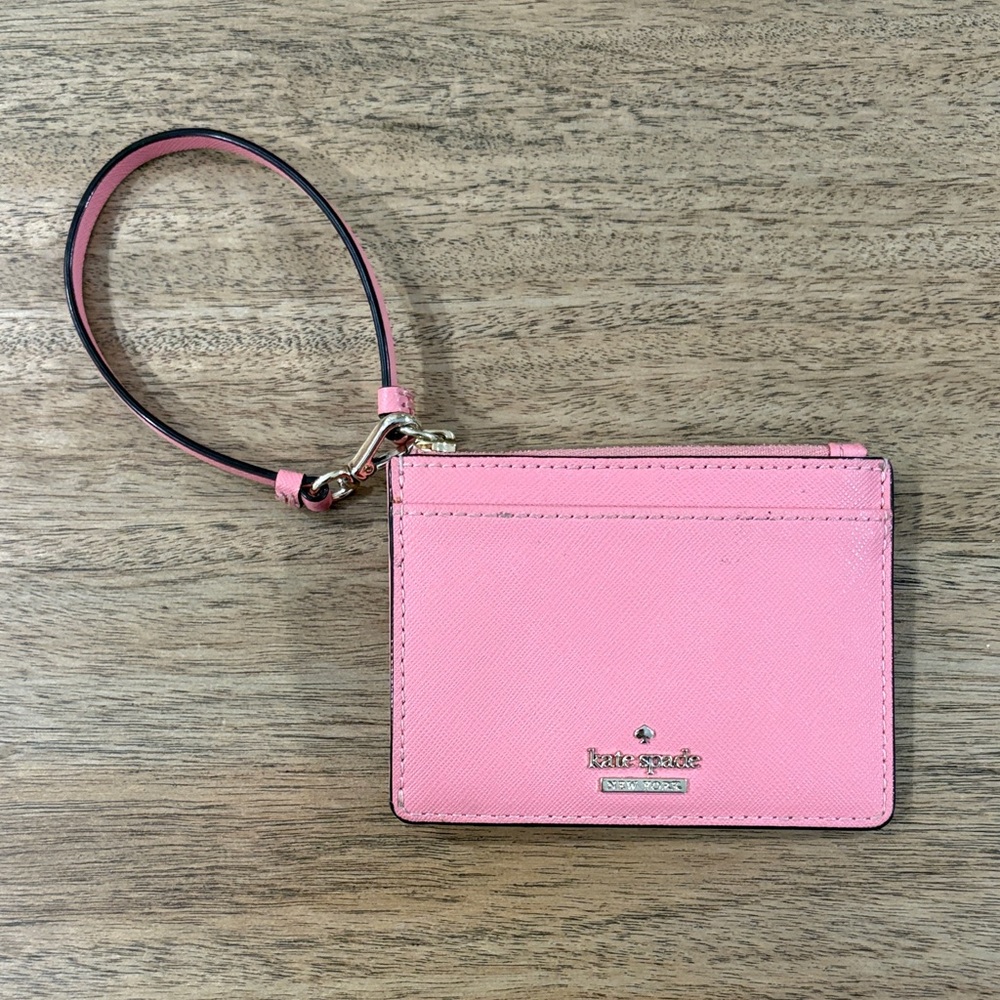 Kate Spade Pink Leather Wristlet